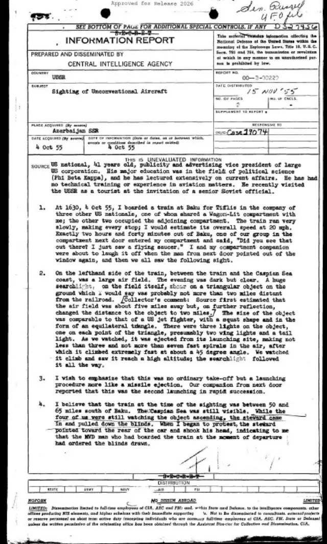 CIA Information Report