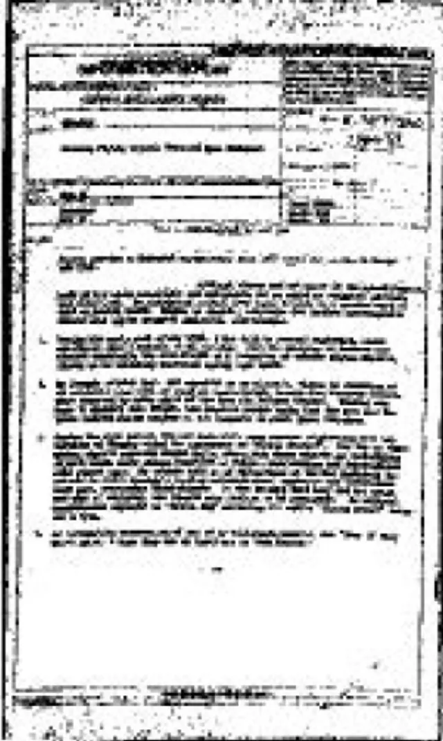 U.S. Government Investigation Report