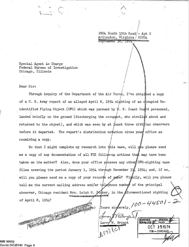 FBI File 100-44501