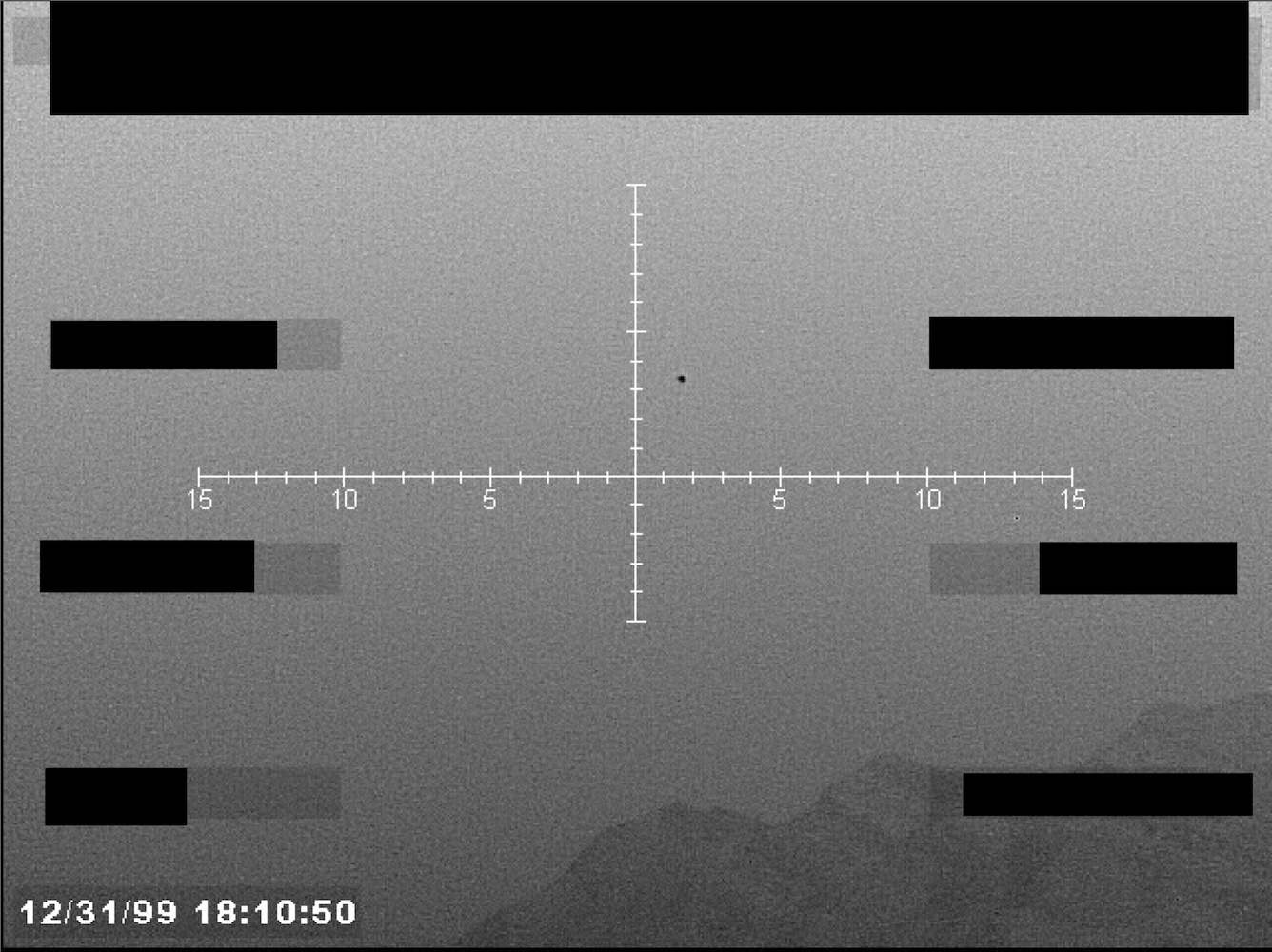 Still image from a sensor display