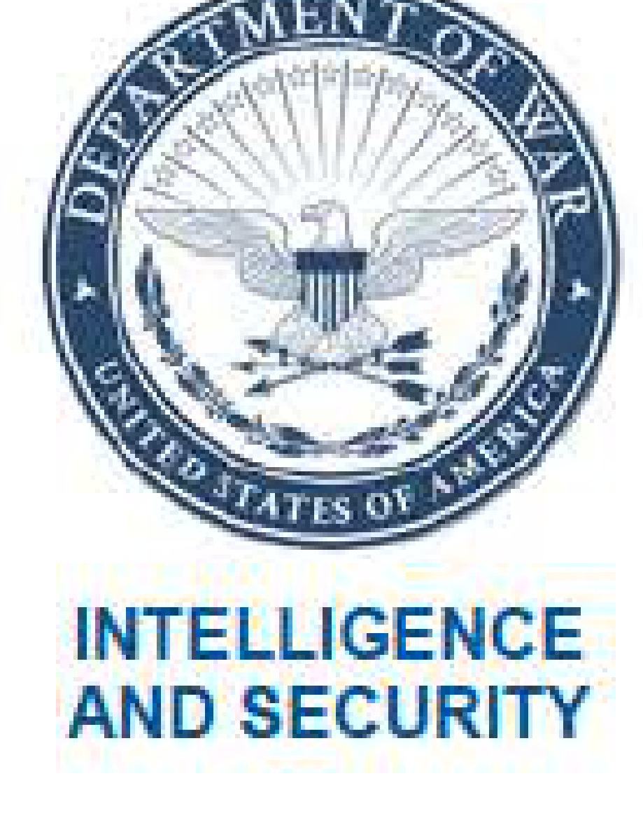 Seal of the Department of War, Intelligence and Security.