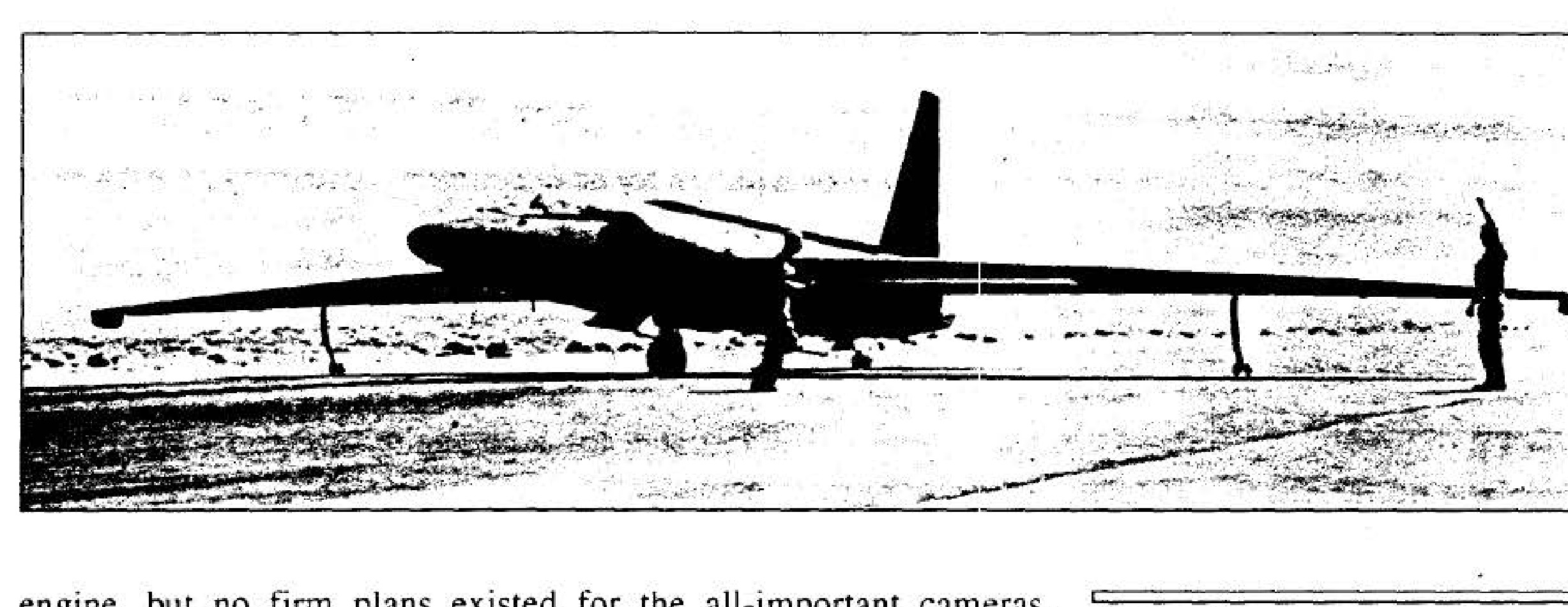 U-2 landing gear and pogos