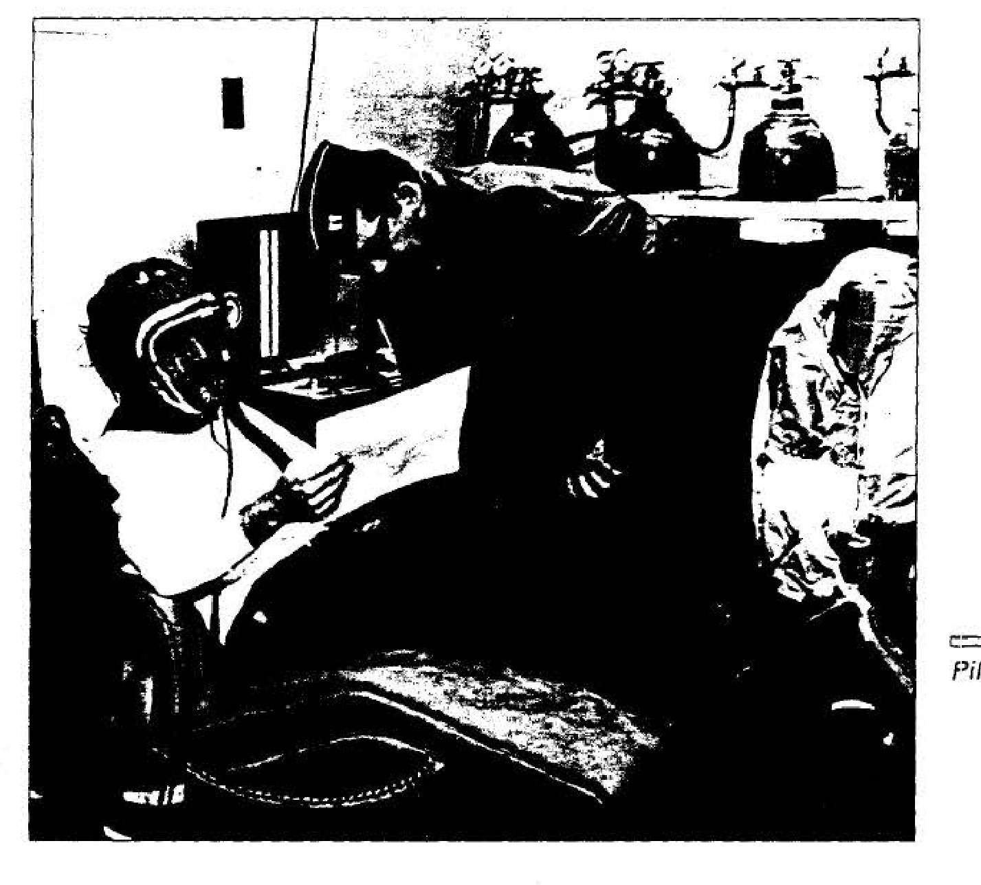 Pilot undergoing prebreathing