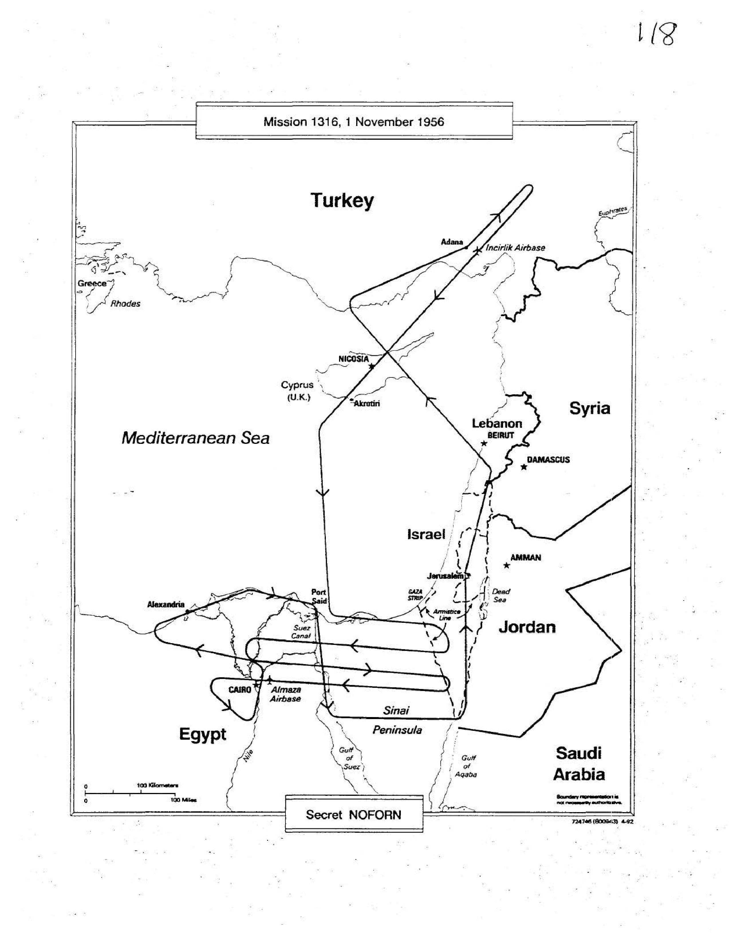 Mission 1316, 1 November 1956