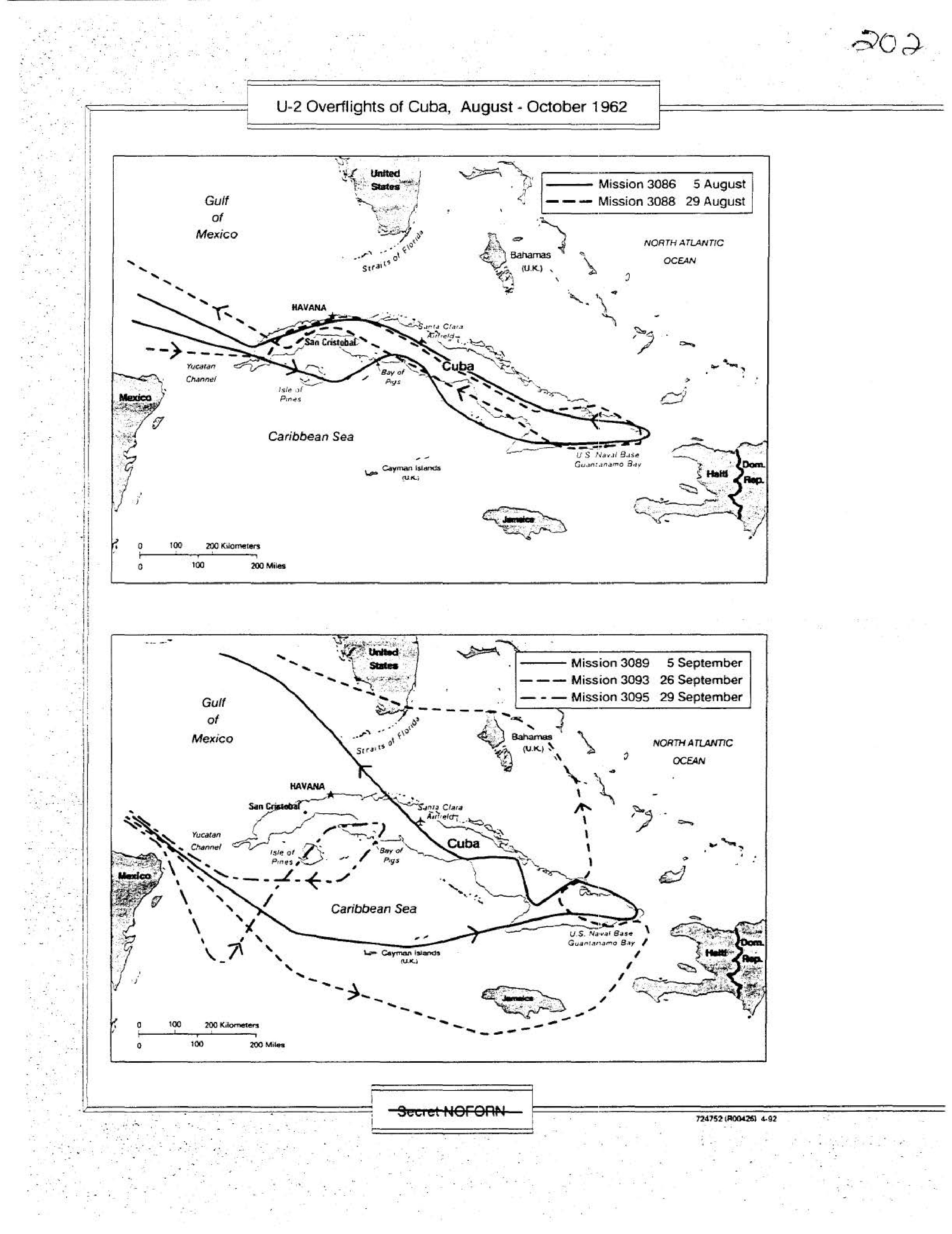U-2 Overflights of Cuba, August - October 1962