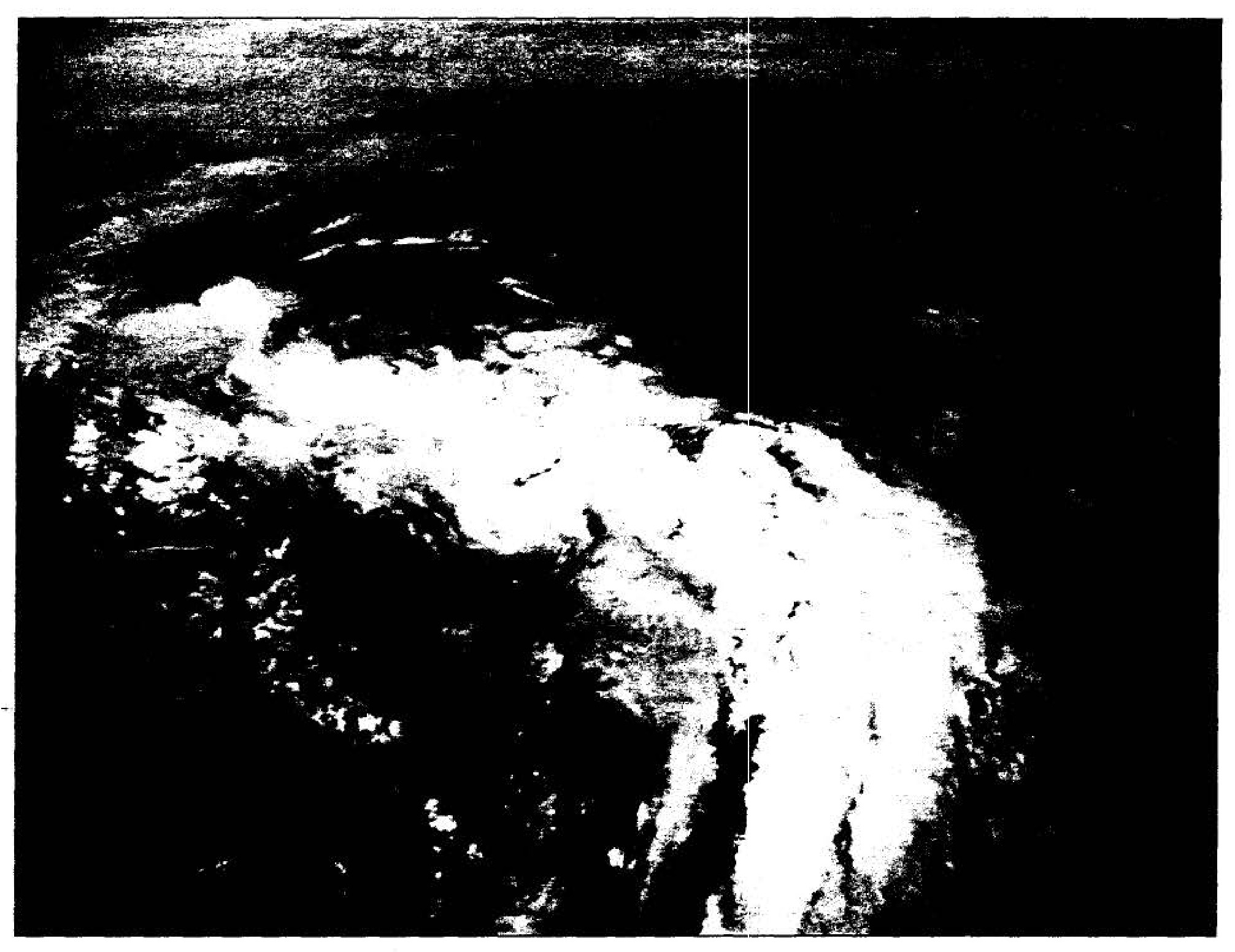 U-2 photography of Typhoon Winnie, July 1958