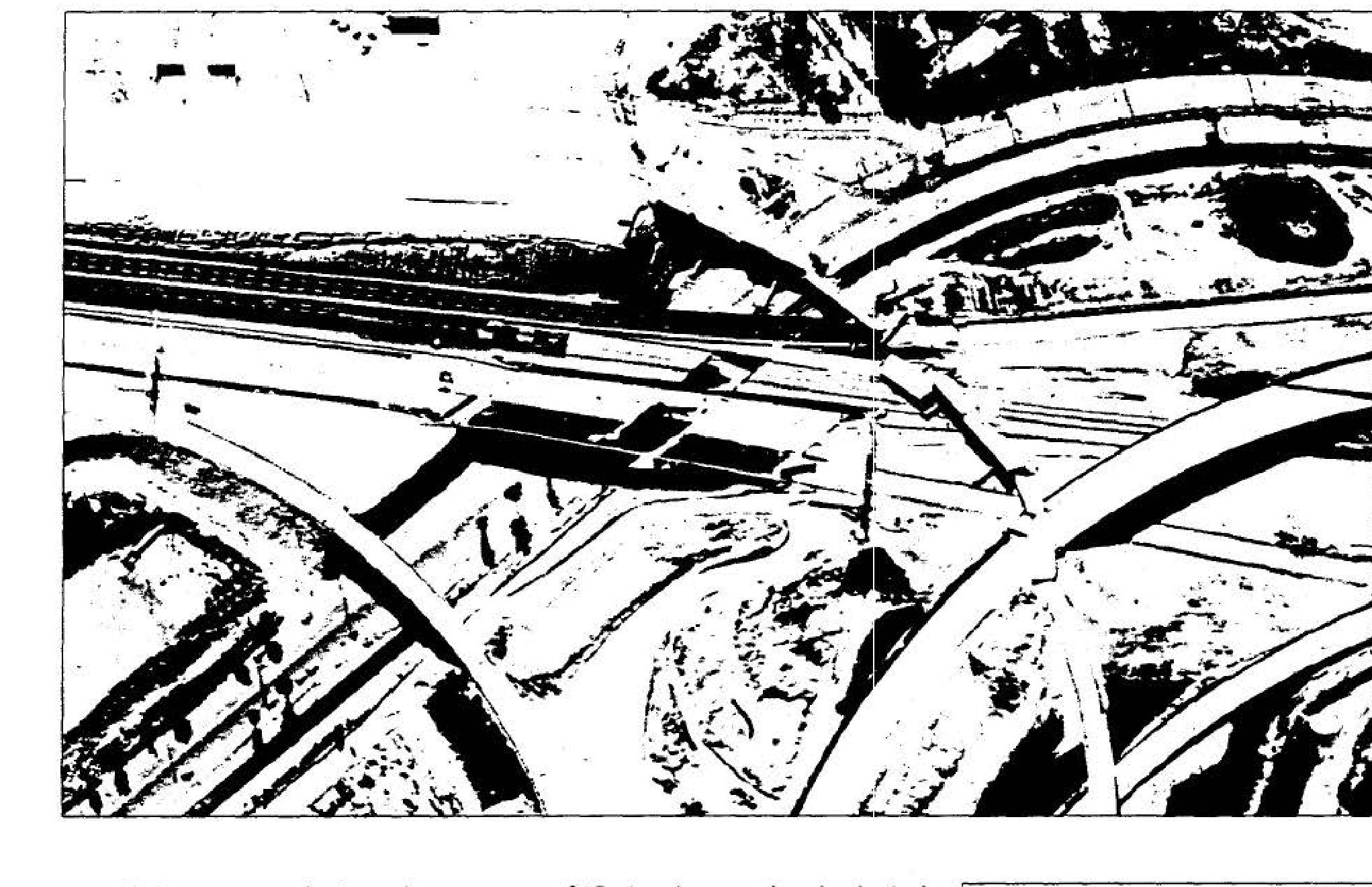 Earthquake damage, San Fernando Valley, 1971