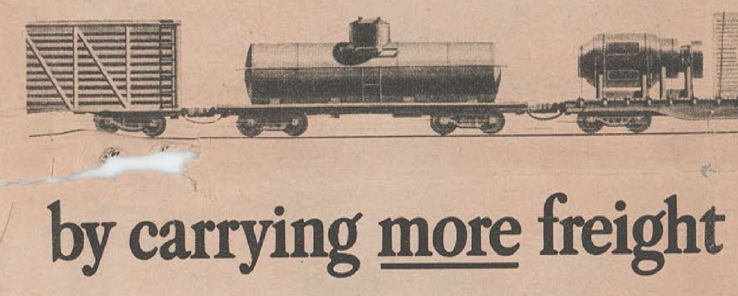 Freight train tank and cargo cars illustration