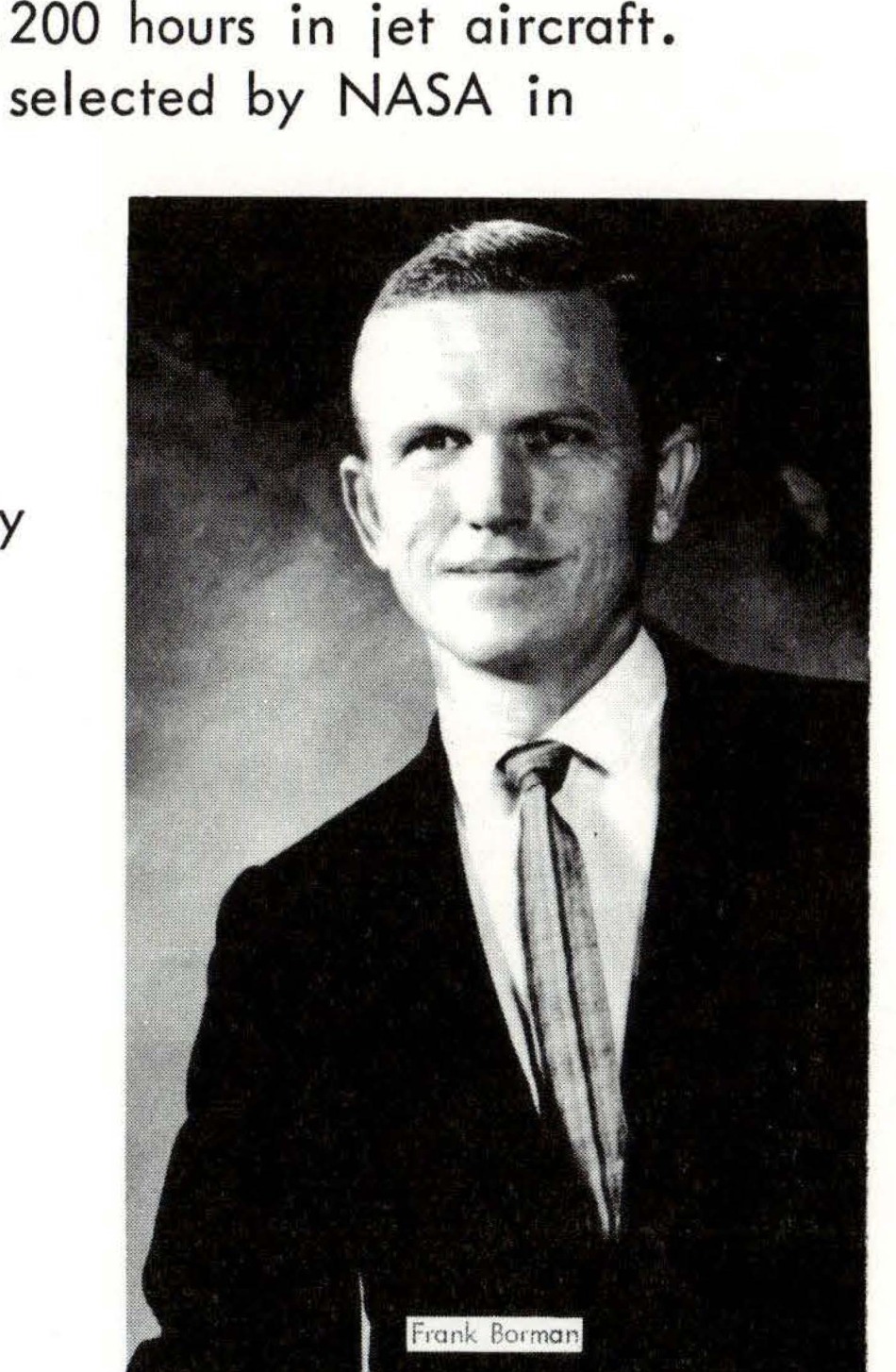 FIG. 18 - Portrait photograph of Frank Borman