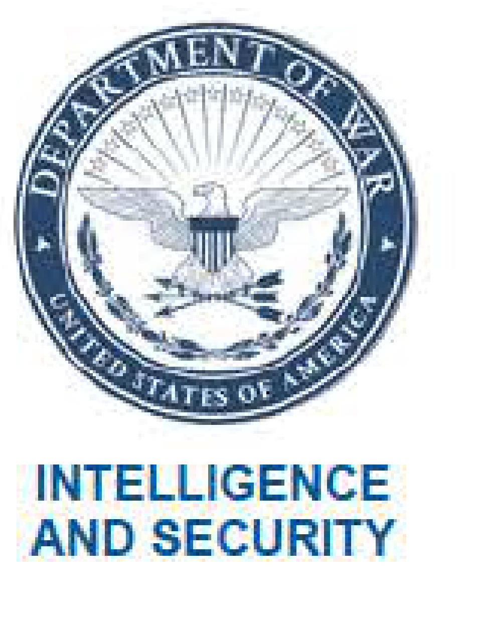 Seal of the Department of War, Intelligence and Security.