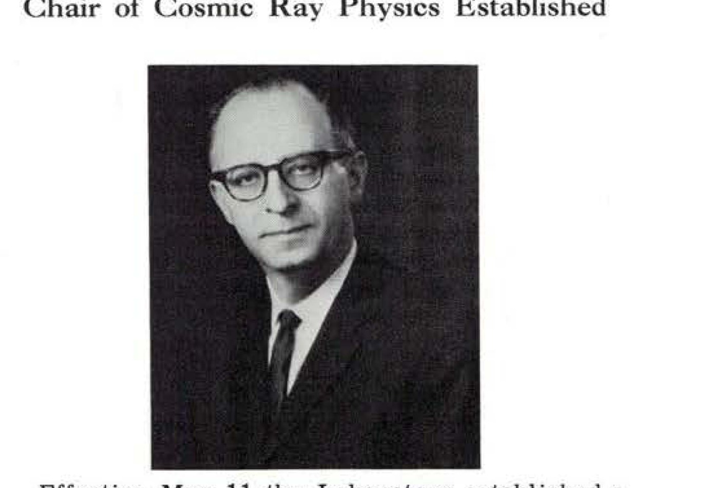 Photograph of Dr. Maurice M. Shapiro.